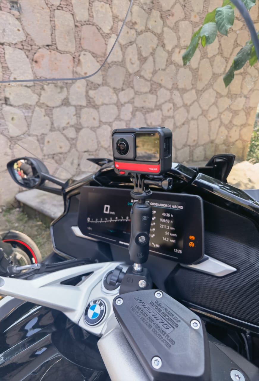 cómo montar INSTA360 en moto (cámara 360) - Forocoches